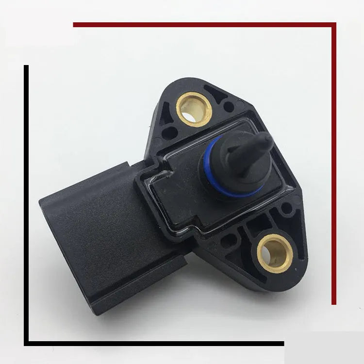 Black intake pressure sensor for Ford and Lincoln vehicles with accurate measurement range