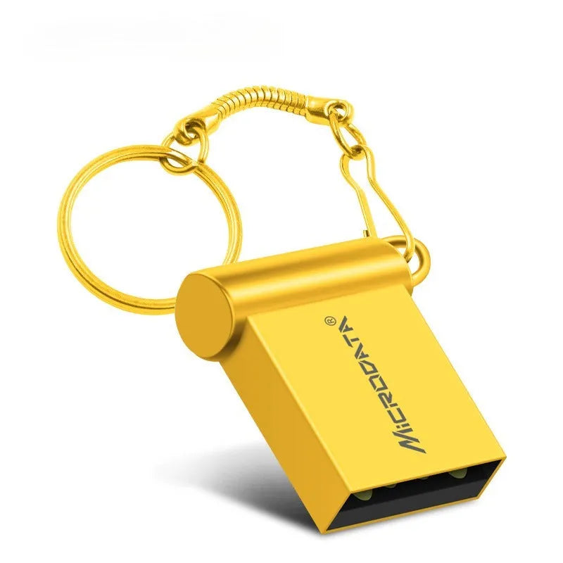 Speed car shaped metal USB flash drive pendant with chain attachment in black colour