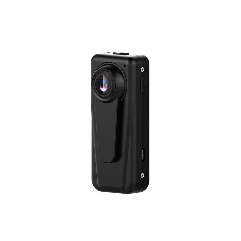 Black law enforcement assistant security recorder with 1080P HD wide-angle lens for professional use