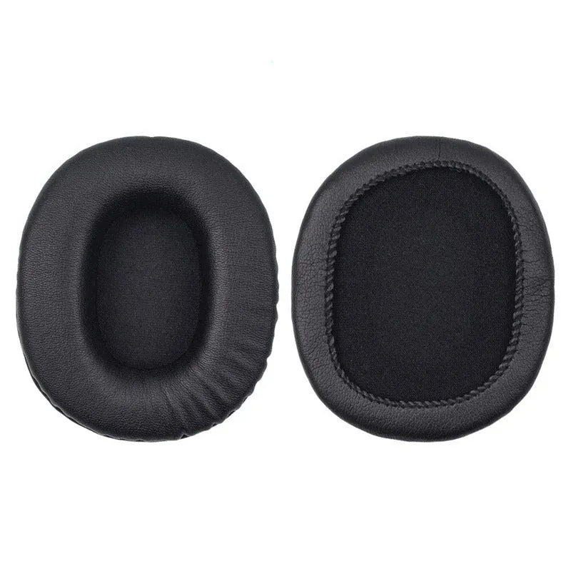 Black PU leather replacement earmuff covers for Sony MDR-1R headphones