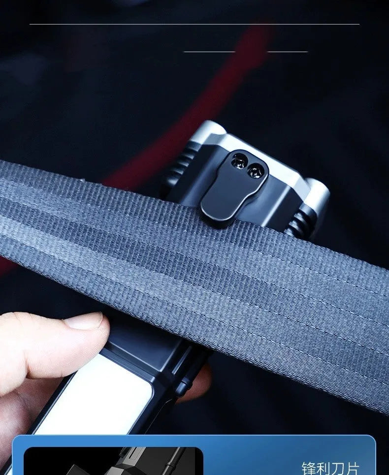 Silver plastic LED torch with integrated power bank, shown with USB port for charging devices.