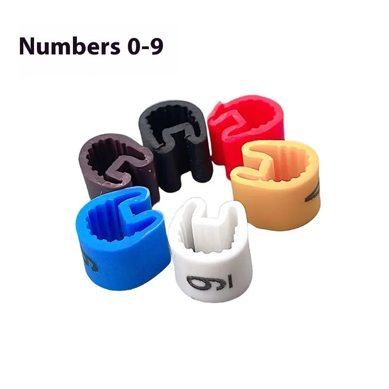 Digital cable marking tube PVC label shell with 4mm inner diameter and 10mm wall thickness