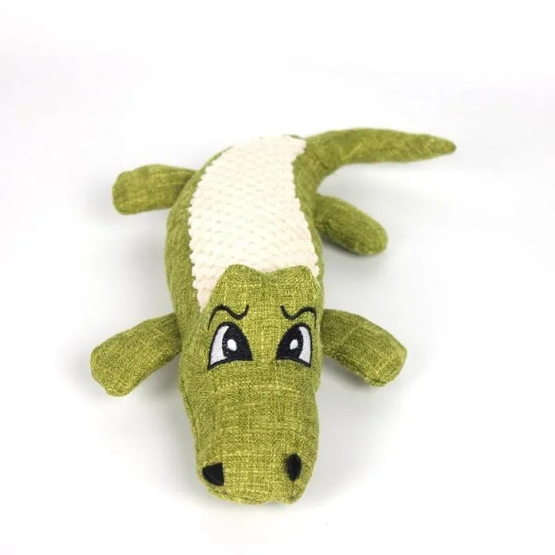 Corn grid pattern pet plush toy in three colours with biting sound effects for cats and dogs