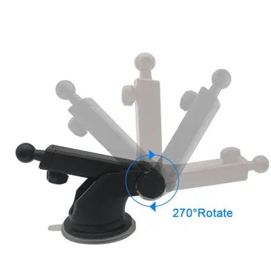Universal telescopic car phone bracket with ABS construction on dashboard
