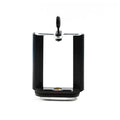 Black plastic U-clip mobile phone holder with a 1/4-inch mounting screw