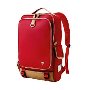 Men's modern Korean backpack in Oxford cloth showing army green colour option