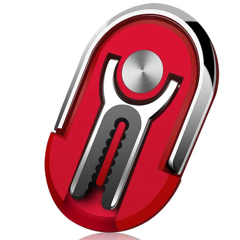 Universal car mobile phone bracket with ring design for dashboard mounting in black silver blue gold red colours