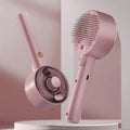 Ceramic white pet grooming brush with steam function and UV sterilisation light