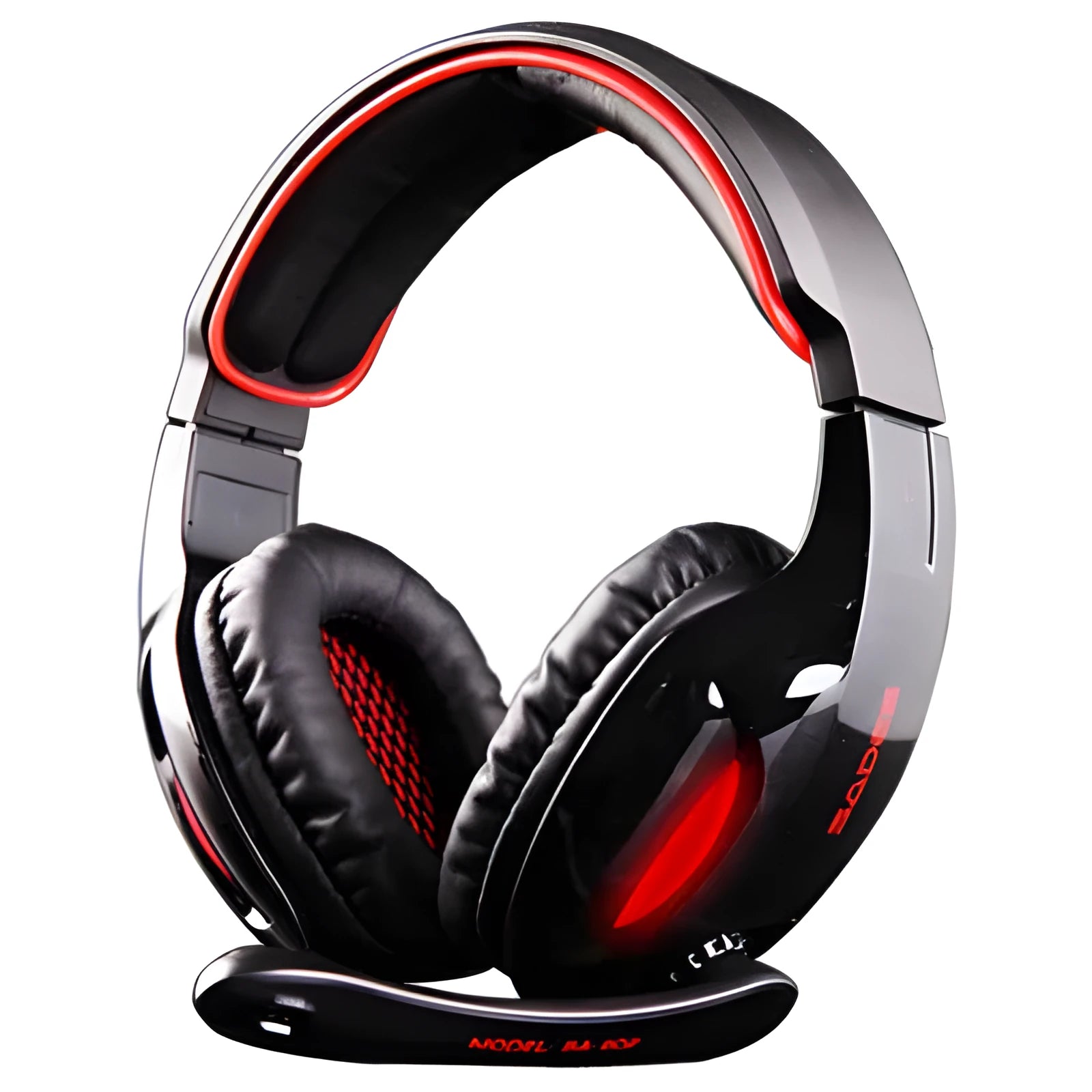 SADES SA 902 black wired USB gaming headset with LED lights and over-ear design