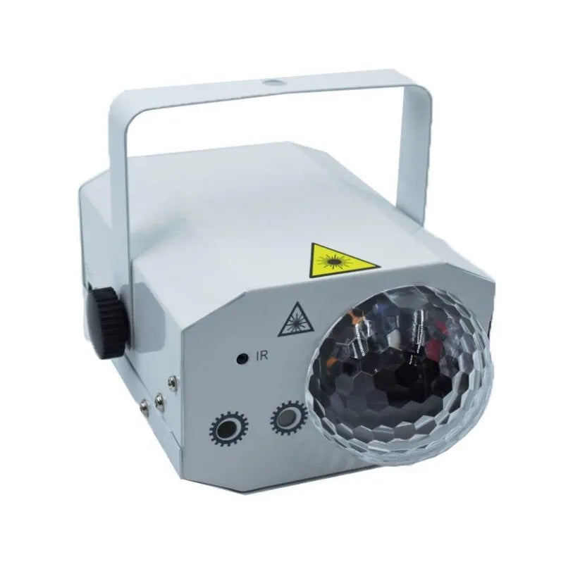 LED laser magic fan stage lighting equipment in black or white with remote control