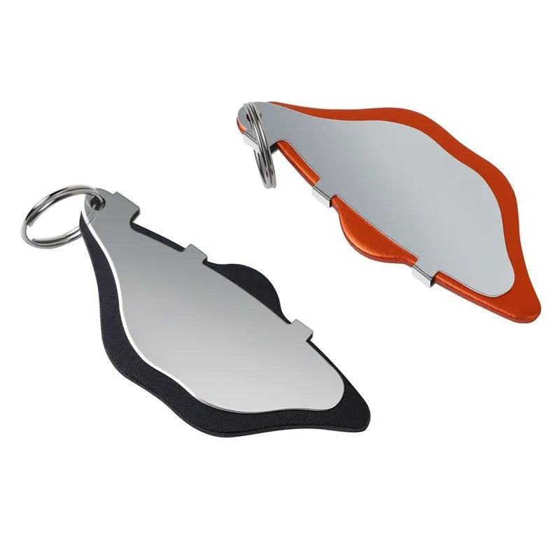 Mountain bike disc brake grinding disc and brake linings in black or orange colour