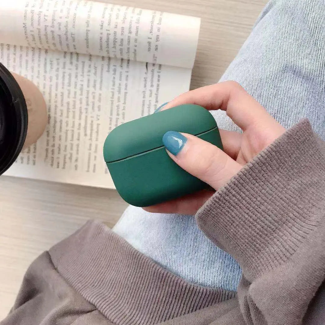 Plastic protective case for Apple AirPods Pro and AirPods 3 in various colours.
