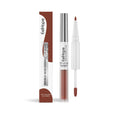 Dual-ended lip liner and matte lip lacquer pen in export packaging