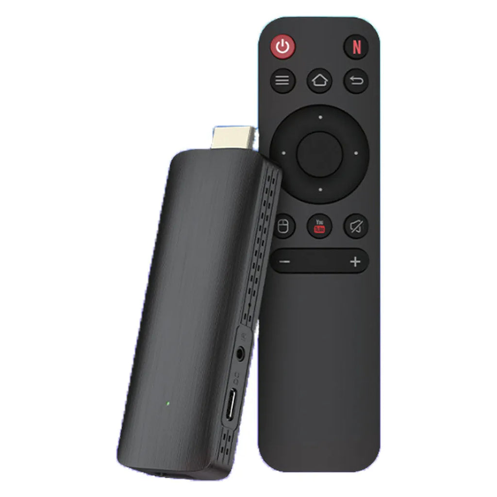 TV Stick 4K Network HD TV Player wireless black set-top box with remote and cables