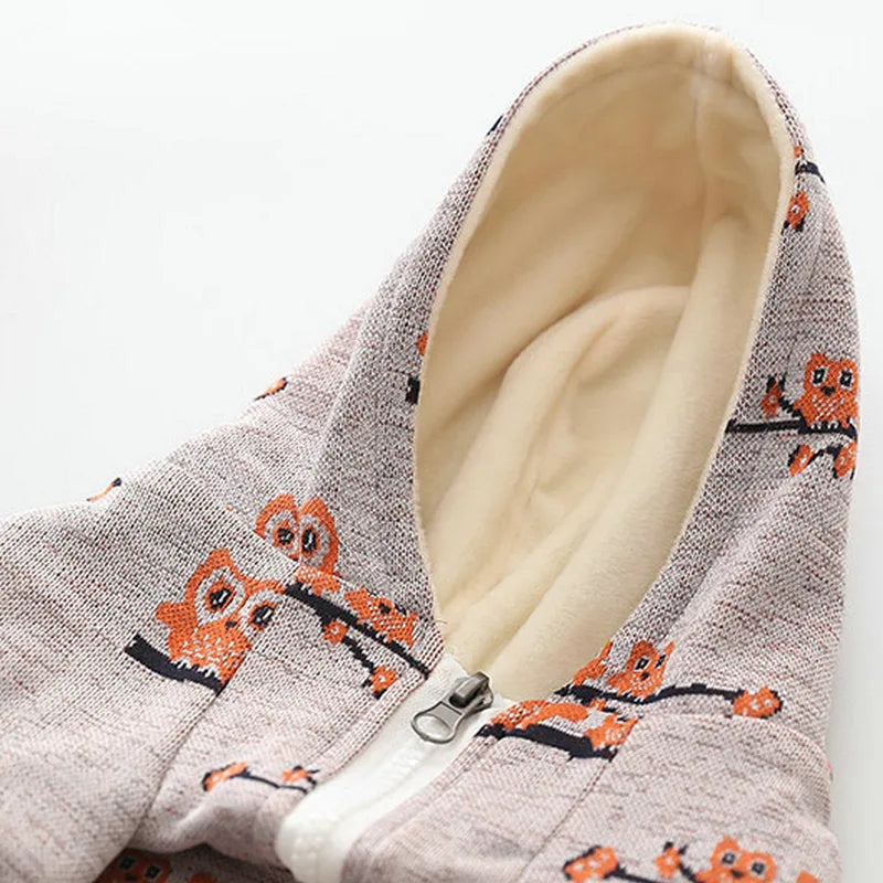 Blue casual dog sweater with full-length front zipper on a small dog