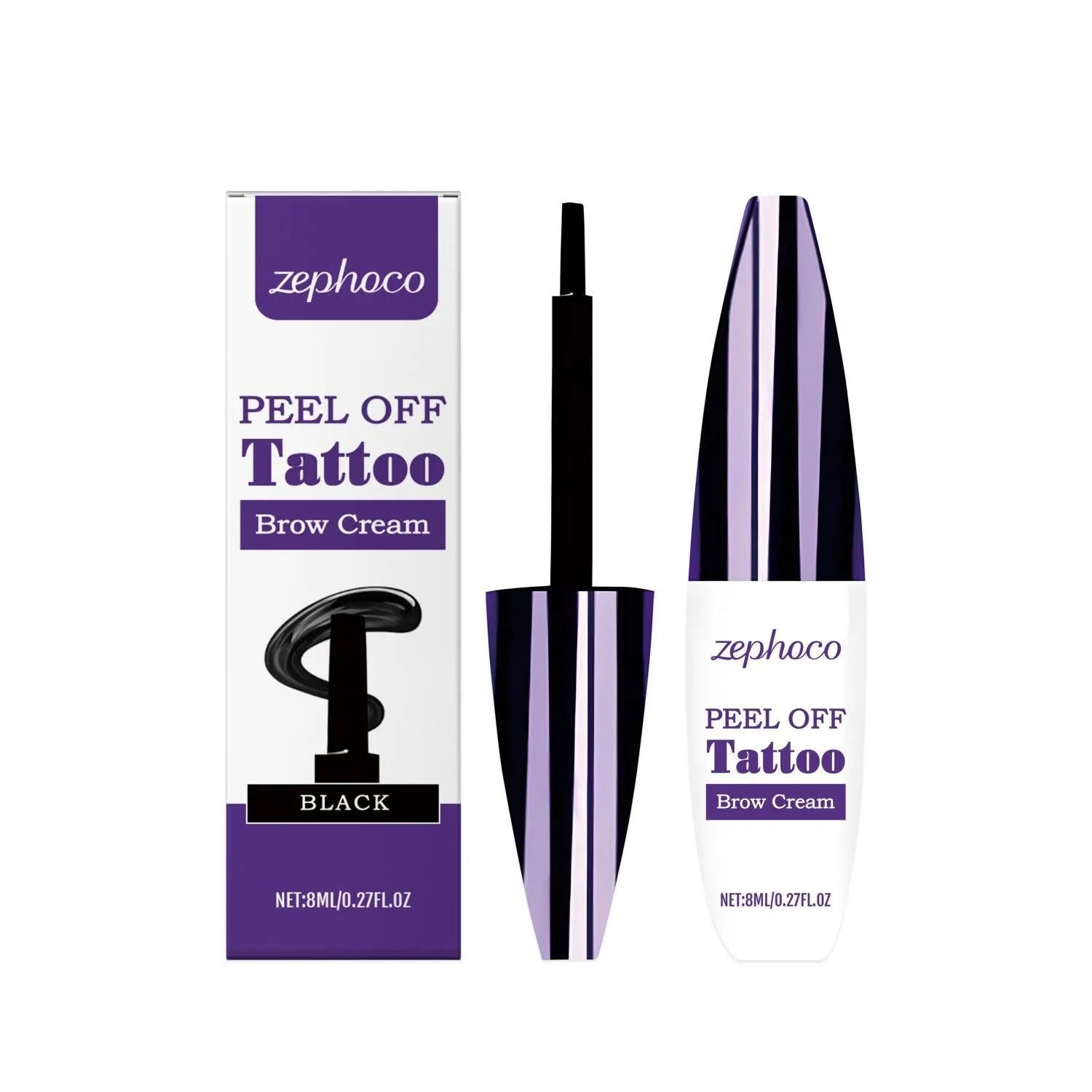 Tearable liquid eyebrow pencil in Black, Brown and Light Brown colour options