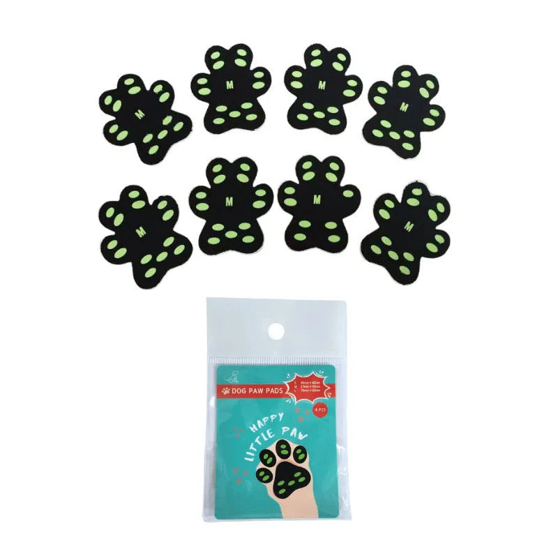 Breathable invisible claw pad dog foot stickers in small and medium sizes