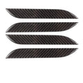 Carbon fibre patterned door handle protection stickers for Tesla Model S