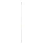 Flexible chimney cleaning brush with nylon bristles for dryer and range hood ducts.