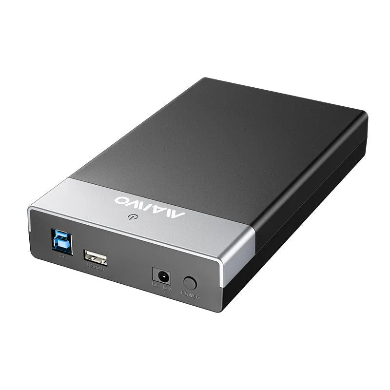 3.5 inch USB SATA hard disk enclosure with slide cover design in multiple colour options