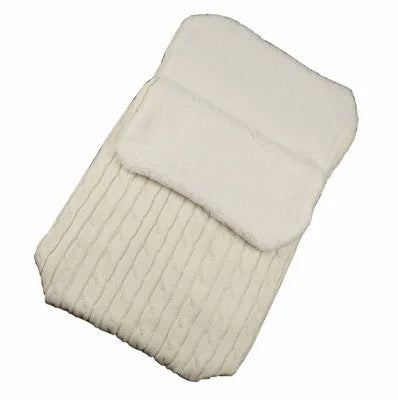 Envelope-style baby stroller sleeping bag with thick filling for winter, shown in a choice of colours.