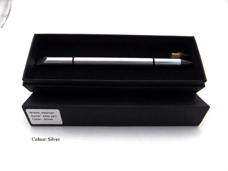 Inkless metal pen with special alloy steel 0.5mm tip in presentation box with spare nib