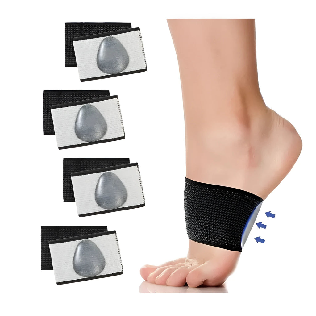 Elastic foot bandage cover for flat foot arch support in PU material
