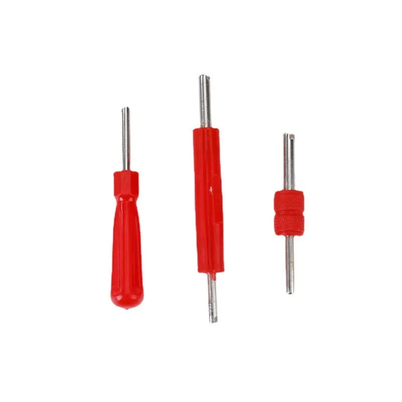 Aluminium alloy single-head twist valve wrench tool shown in one of three available colour styles.