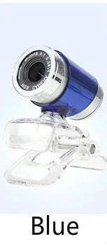 480P HD webcam with CMOS sensor, glass lens, 640x480 resolution, 140cm cable, 5.5x3cm size, black colour