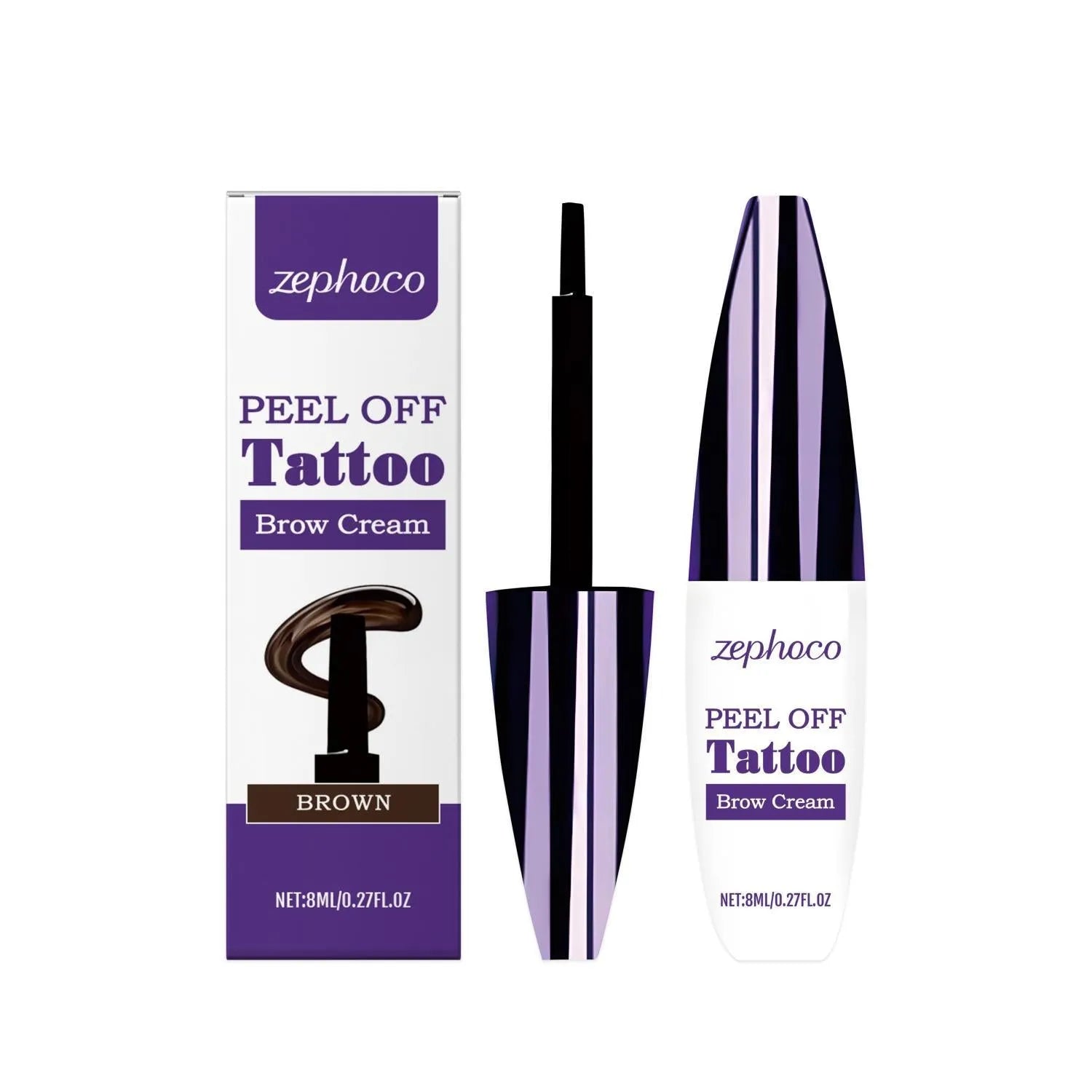 Tearable liquid eyebrow pencil in Black, Brown and Light Brown colour options