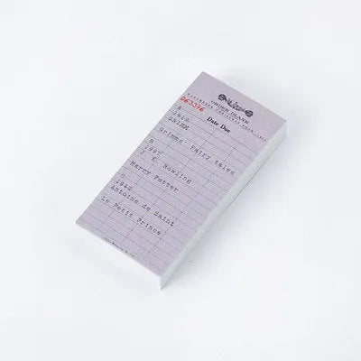 Creative Vintage Writable Pad City Notes notebook set with two sizes, 100 pages each, six cover colours, in OPP bag