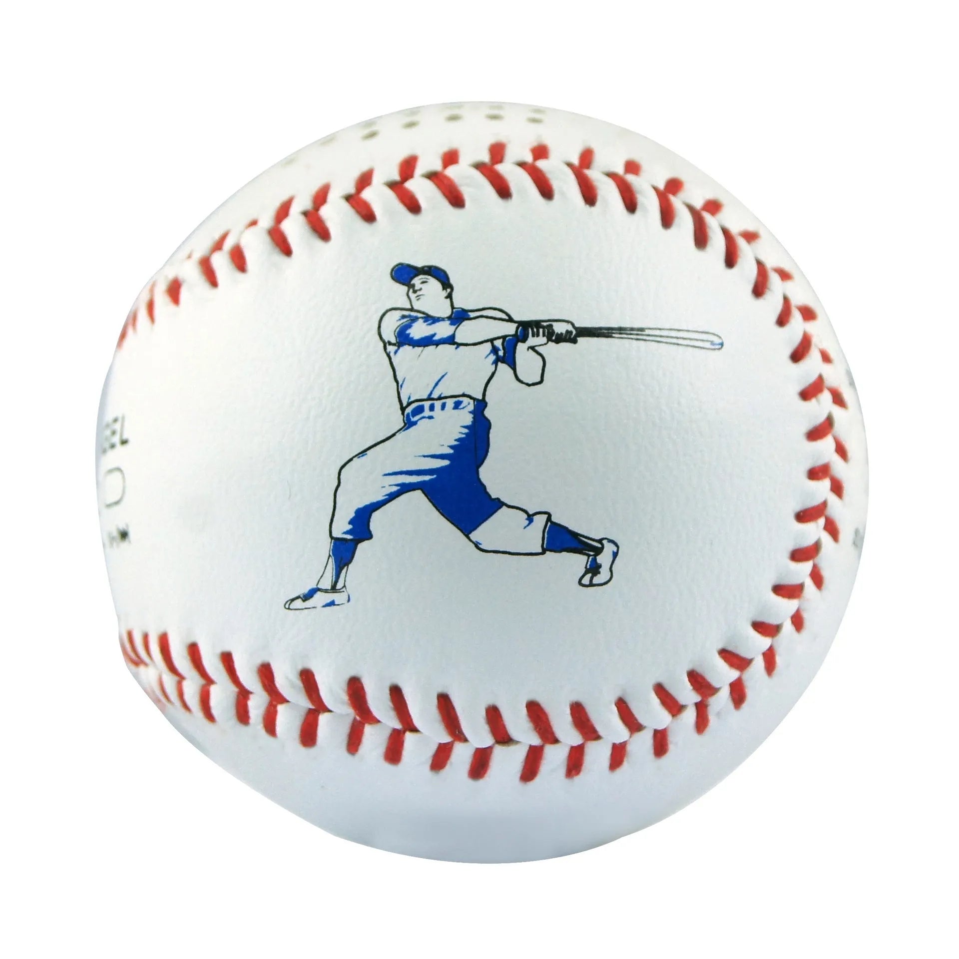 Baseball home Bluetooth speaker in white with 3W output, 600mAh battery, and USB interface