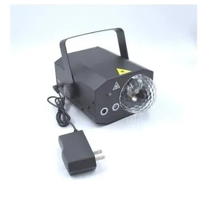 LED laser magic fan stage lighting equipment in black or white with remote control