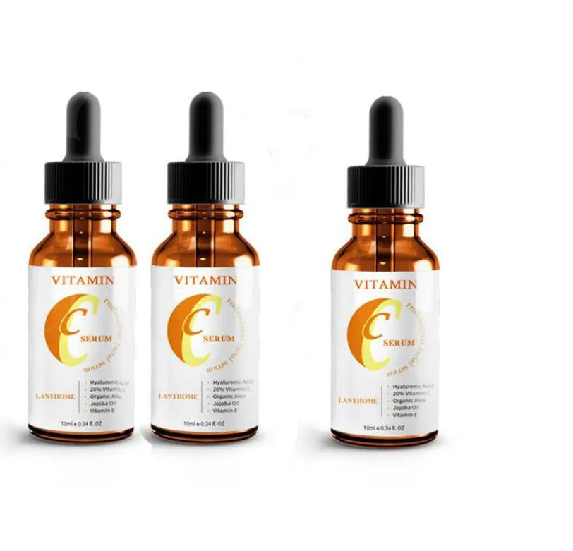 Vitamin C Hyaluronic Acid Facial Serum bottle for whitening, anti-aging, and moisturising.