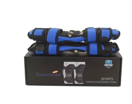 Adjustable knee brace with patella support and spring mechanism in breathable fabric