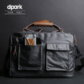 Dpark black single shoulder laptop bag for 14 or 15 inch Lenovo and Apple computers