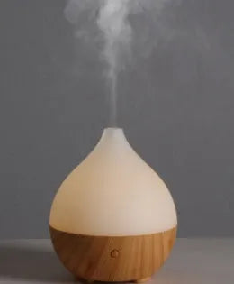 Asakusa wood grain aroma diffuser with vase shape and 100ml tank