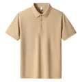 Men's loose cotton t-shirt with letter print in white, black, green, pink, khaki, and sky blue colours