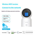 Zhou Shi wireless indoor security camera with large screen display and plastic housing