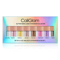 Liquid eyeshadow palette with eight multicolor pearl and glitter shades including black base, product code C005