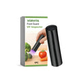 Ultraviolet detector for food protection made of plastic, single unit