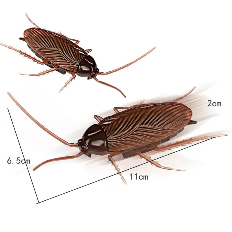 Electric vibration brush pet toy with walking simulation in cockroach, tarantula, mouse or dragonfly design