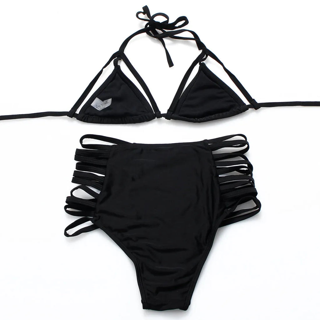 Sexy multicoloured bikini swimsuit for women in size S M L, hot selling in Europe and the United States, for beach pool or spa