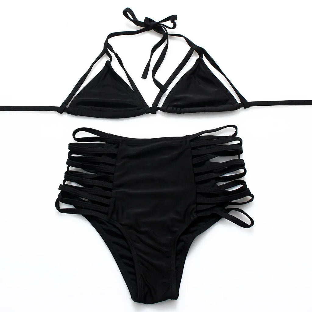 Sexy multicoloured bikini swimsuit for women in size S M L, hot selling in Europe and the United States, for beach pool or spa