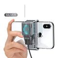 Mobile phone radiator cooling fan with clip for 4-7 inch smartphones in black gold silver colours