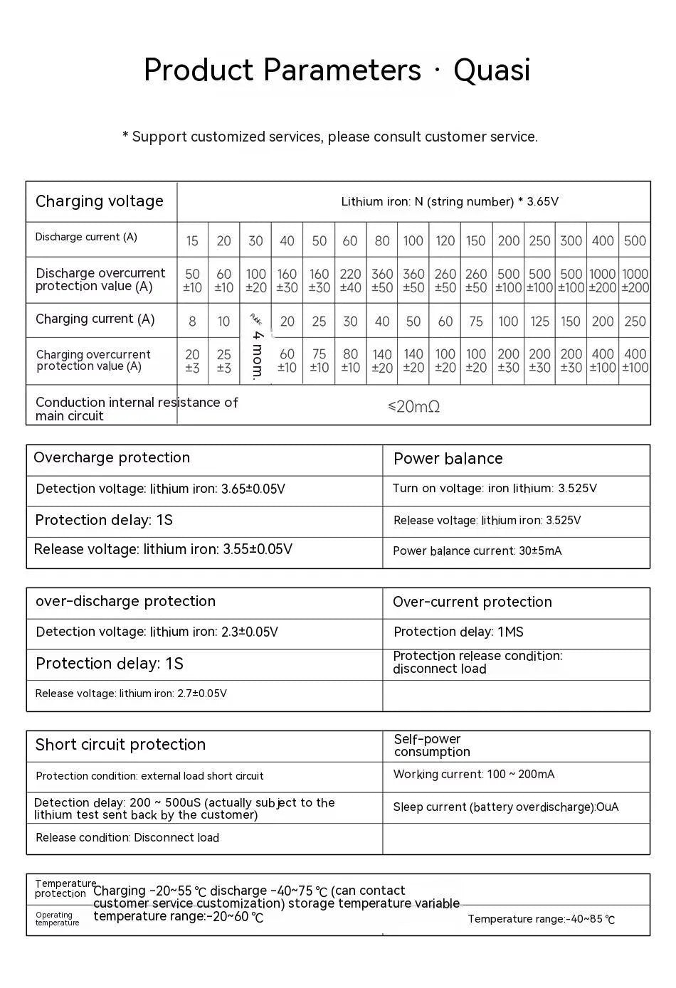 Dali lithium iron phosphate battery protection board for 4-cell 12V systems on a circuit board.