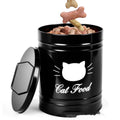 American style iron sheet round can with moisture-proof storage, black or white inner box, 301-500ml capacity