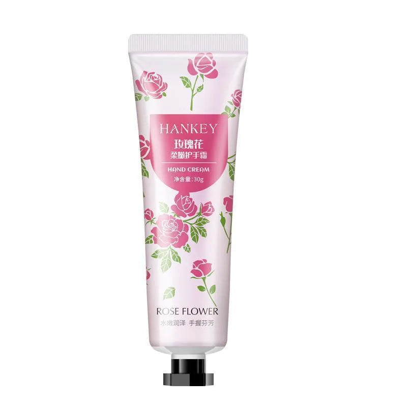 30g fruit hand cream tube in choice of 11 varieties including avocado, chamomile, mango and rose