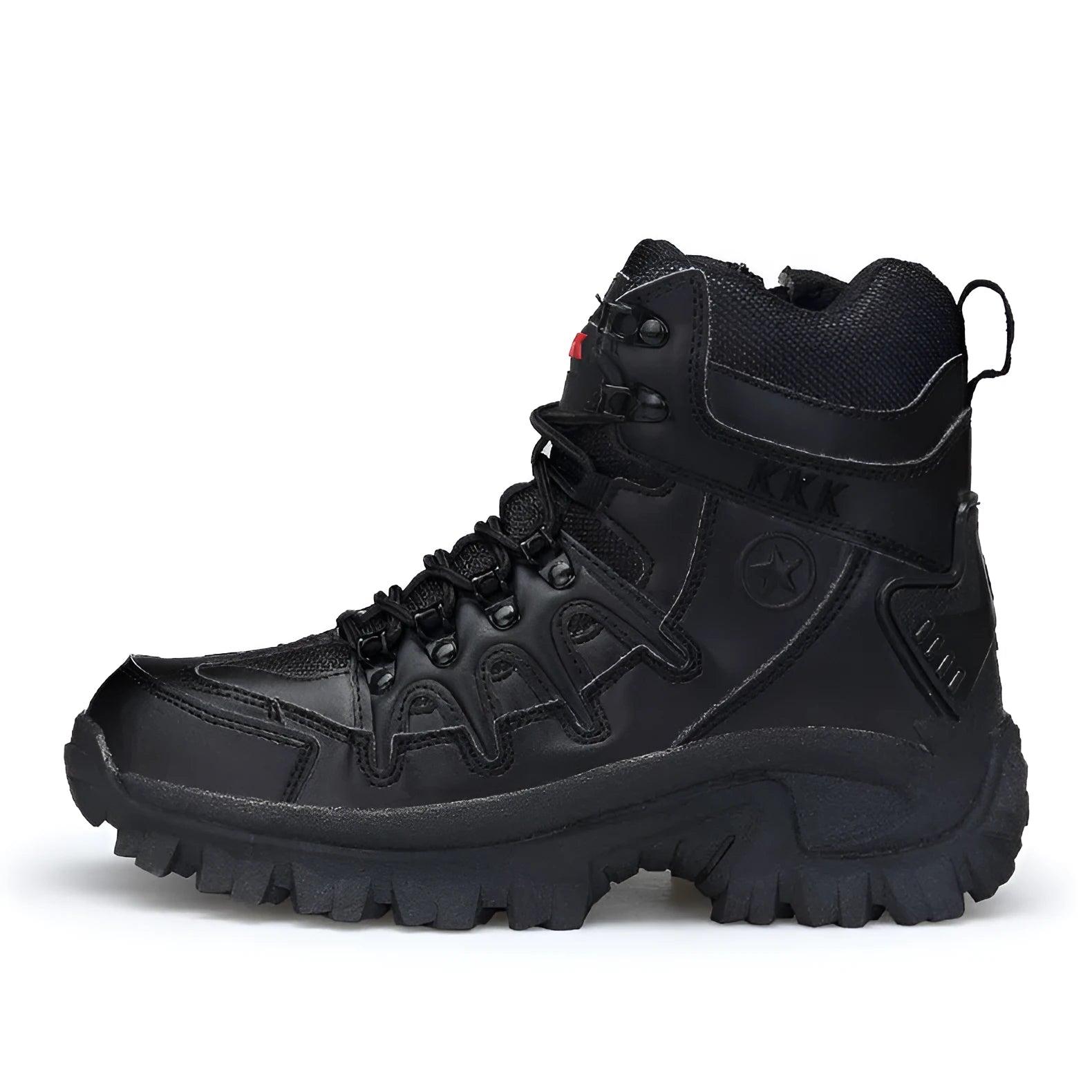 Men's US Army Delta tactical boots in black and sand colour options with rubber sole.