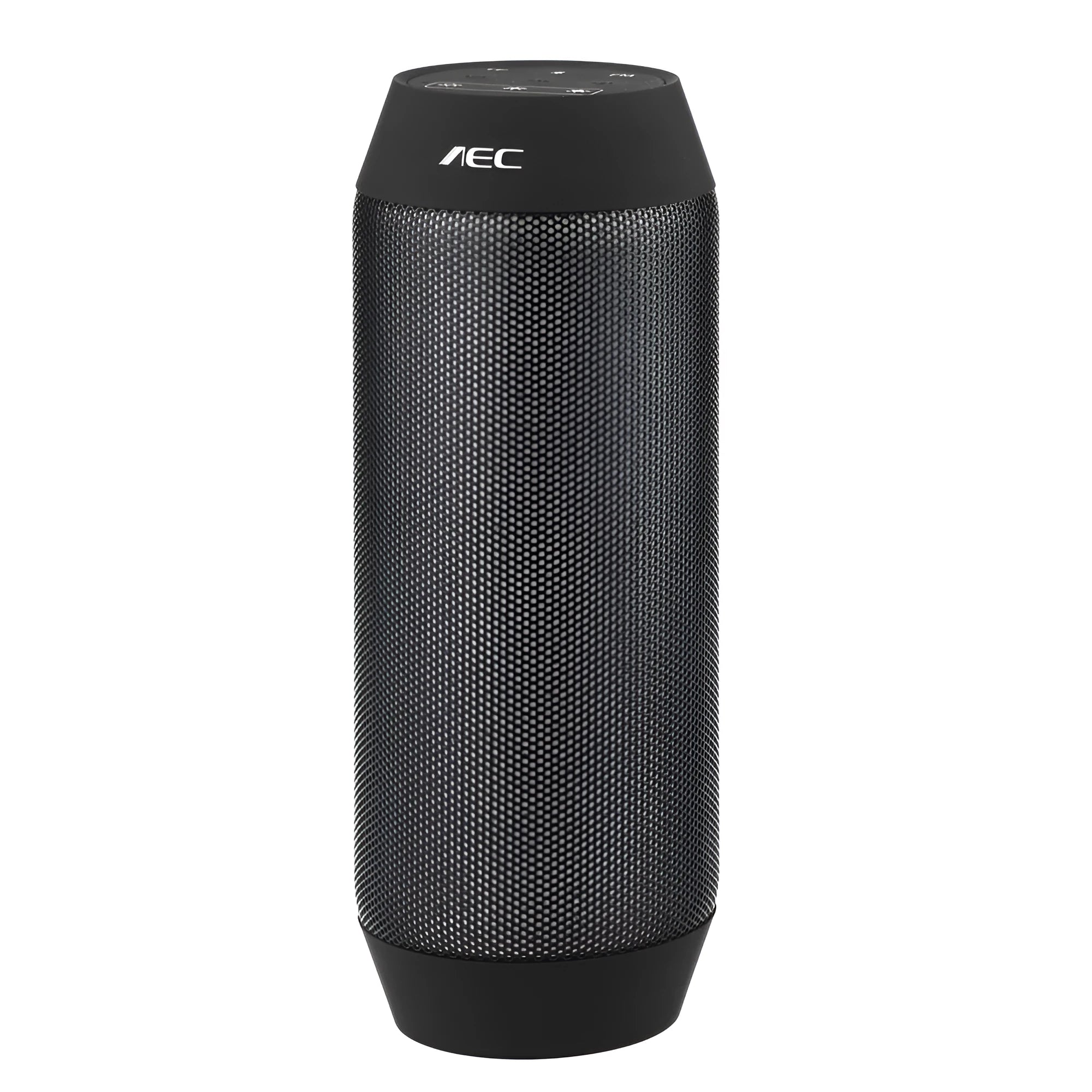 Mini black or white Bluetooth stereo speaker with colourful LED lighting effects